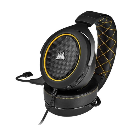 Corsair HS60 PRO Wired Surround Gaming Headphone-Yellow (AP)